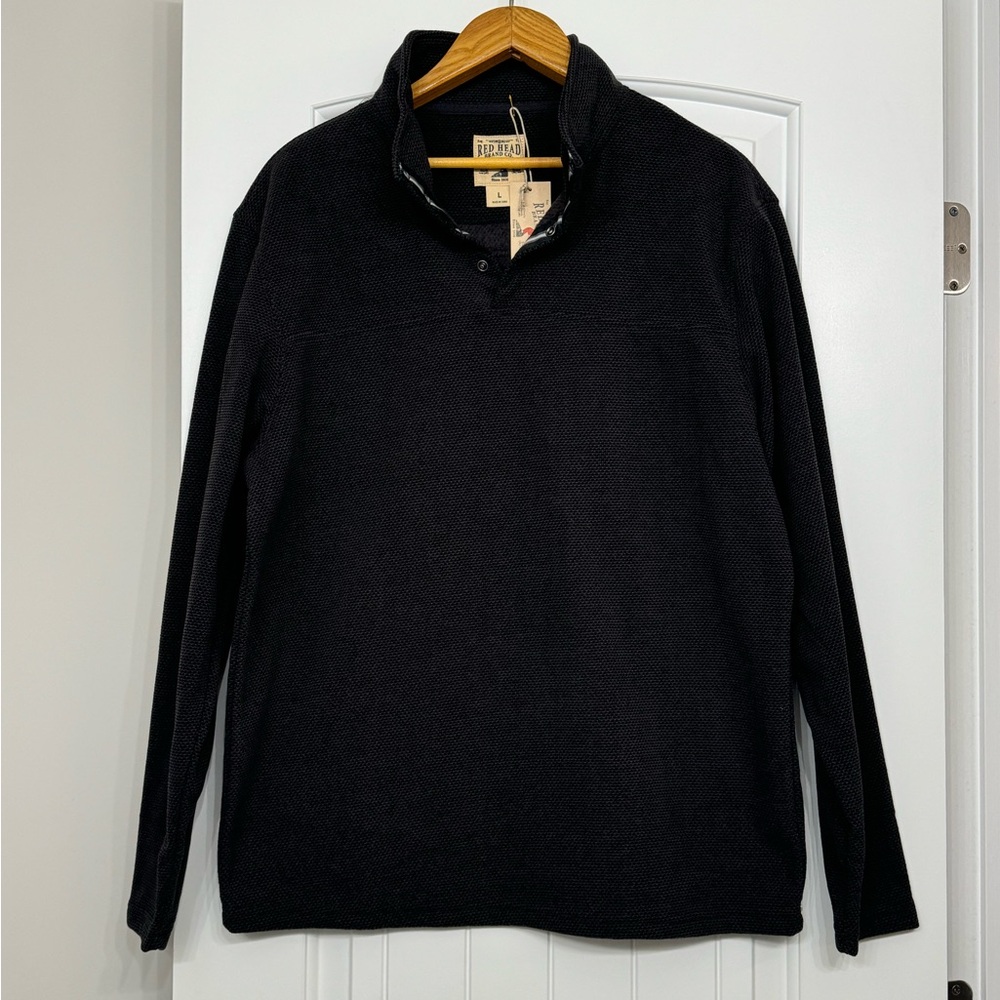 RedHead Honeycomb Long-Sleeve Pullover for Men